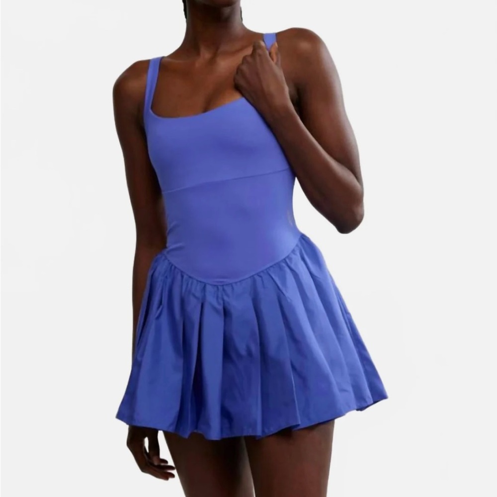 Free People Lilac Blue Mini Dress
